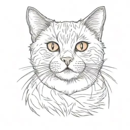 A Scottish Shorthair Cat