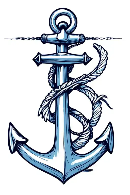 Navy Anchor