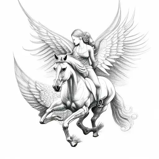 Horse And Angel
