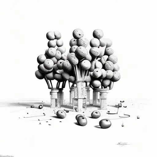 Roman Pilar With Olives