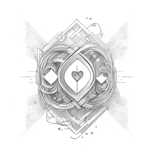 A Heartbeat Line Forming The Word 'Love'