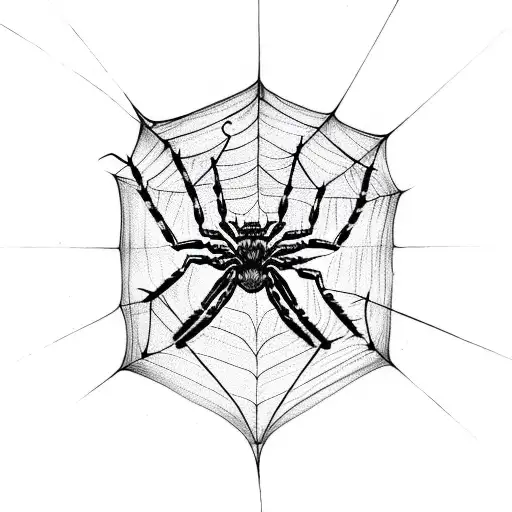 Spider With Long Web