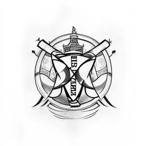 Design A Tattoo That Showcases A Group Of Friends Playing Rugby In A Sketch Style