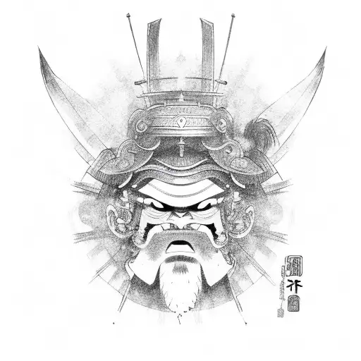 Japanese Samurai Masks