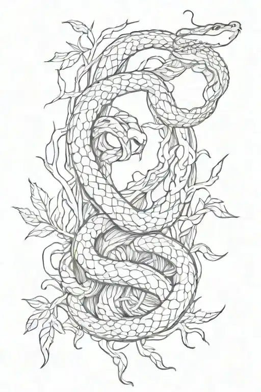 Snake And Roots
