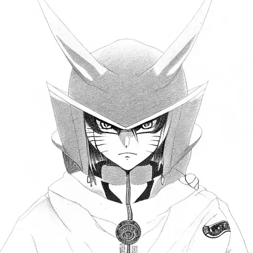 Nagato From Naruto In A Full-length Down Jacket