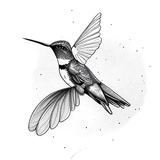 Falling Hummingbird