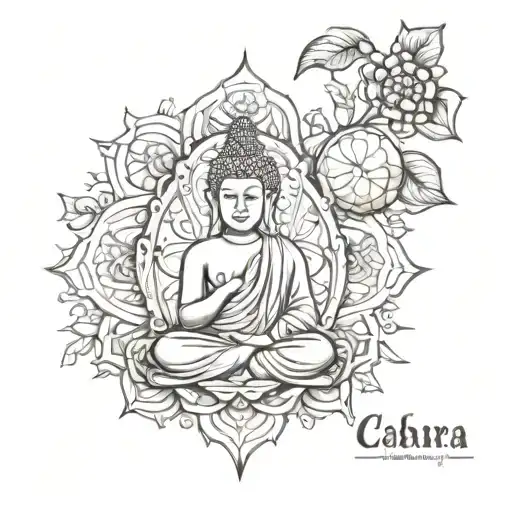 Chakra Buddha Pomegranate