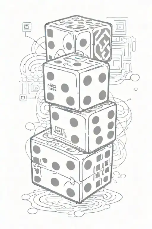 Dice With Qrcode