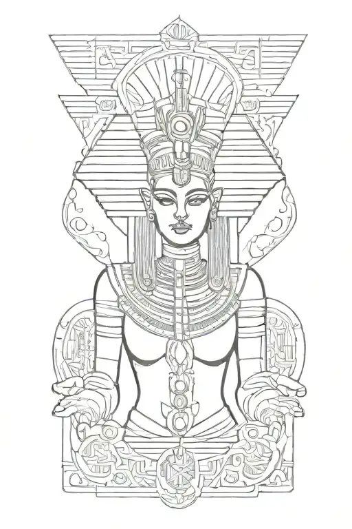 Divine Feminine Egyptian Hieroglyphics