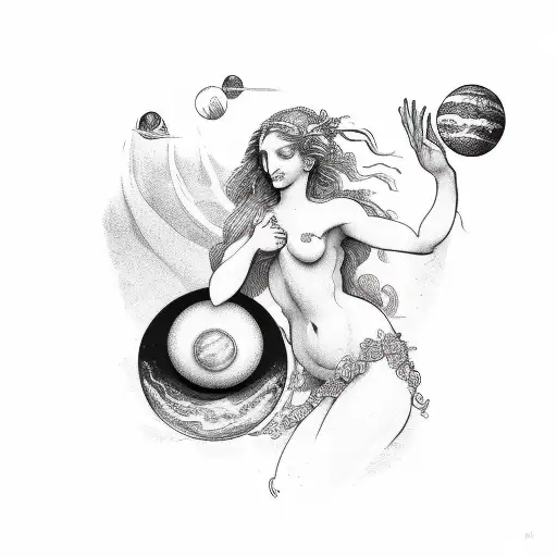 Aphrodite And The Planet Venus
