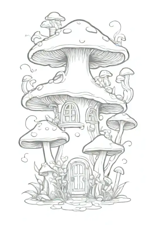 Mushroom Fairy House
