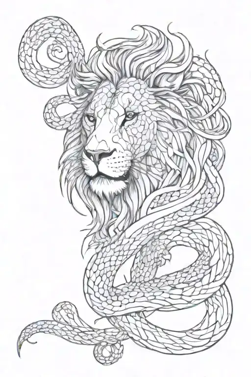 Lion Snake And