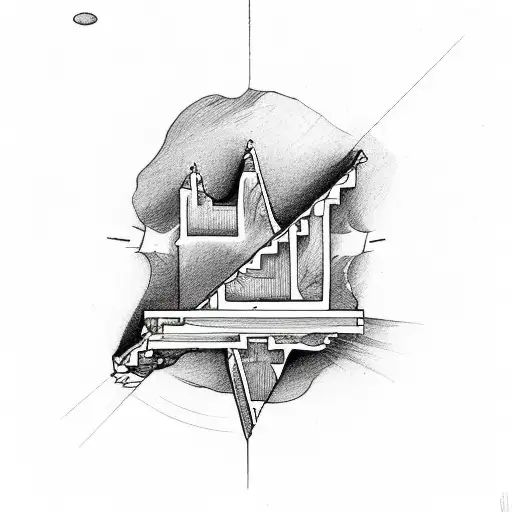 Pizza Slice Stairway To Heaven