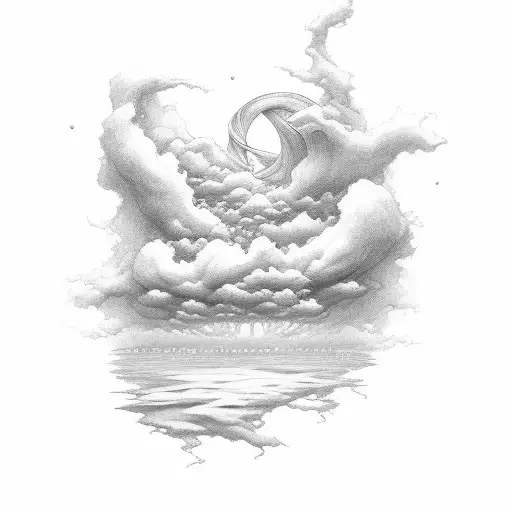 Heaven Clouds Lights Angels Sleeve