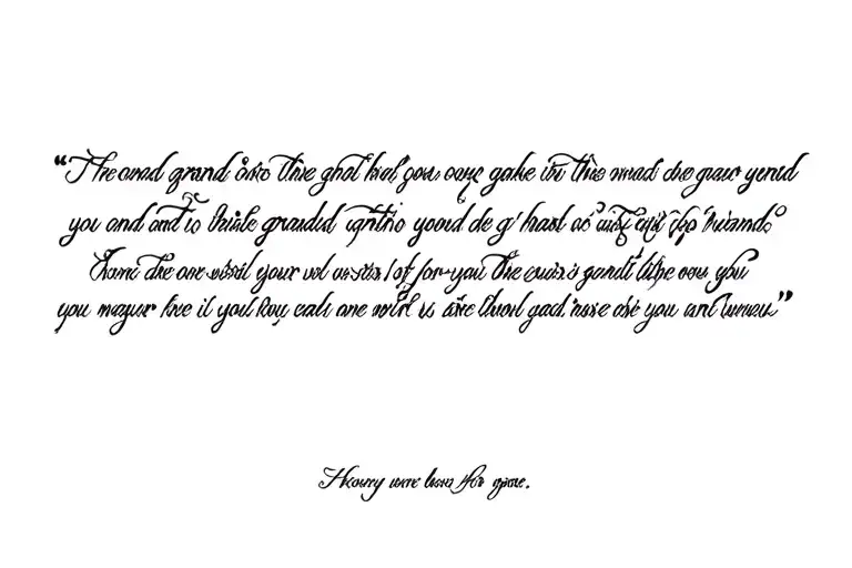 A Quote For Your Grandad