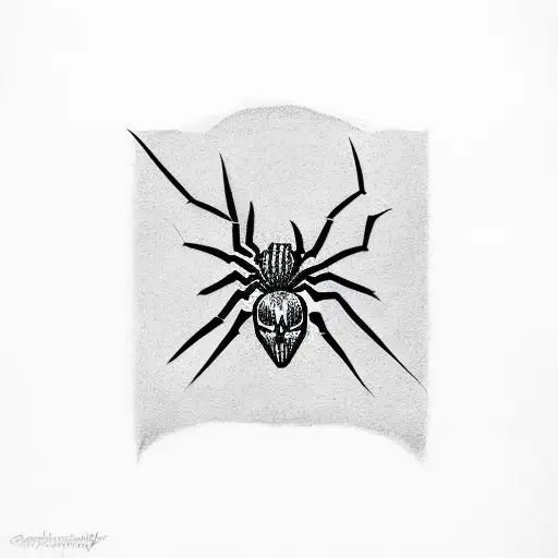 Spider Eating The Punisher Logo