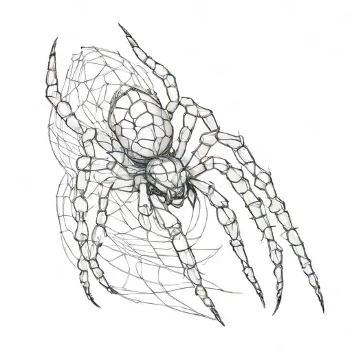 Spider Crawling On Shoulder