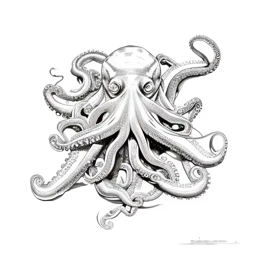 Poseidon With A Octopus