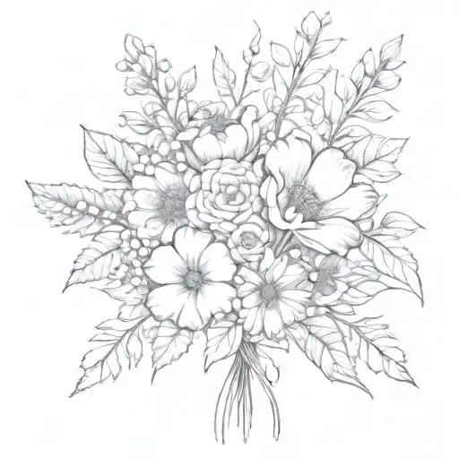 Birth Month Flower Bouquet