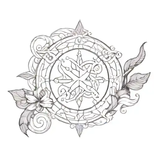 Pisces Virgo Astrology Symbols