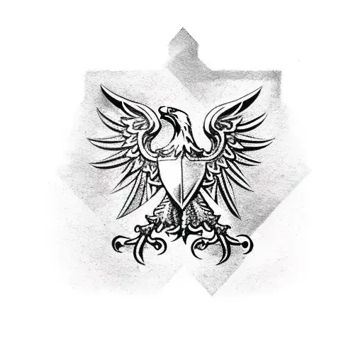 Polish Eagle With Cross