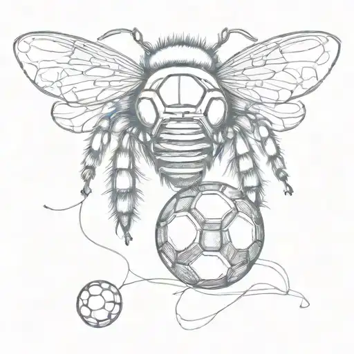 Bumble Bee And Soccer Ball