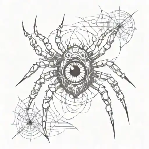 Spider With Eye