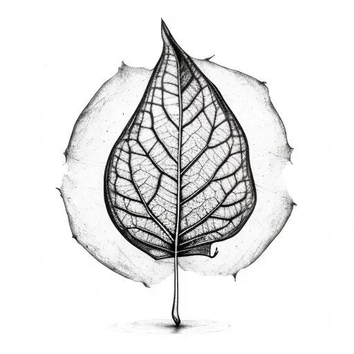 Eco Leaf With Walkers Shape Inside