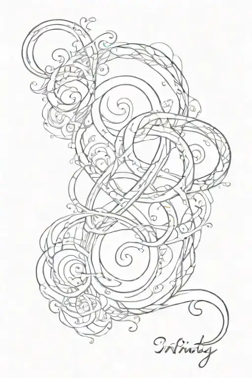 Infinity Symbol With Names