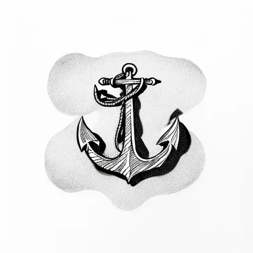 Anchor With Swallow