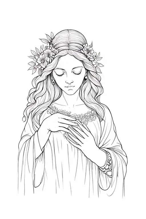 Mother Holding Hands