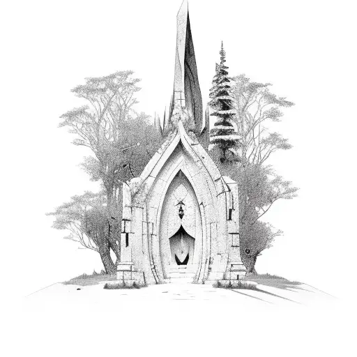 Mountain Cemetery Dark