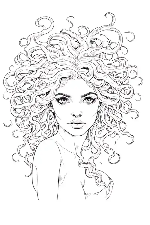 Plus Size Medusa Pin Up