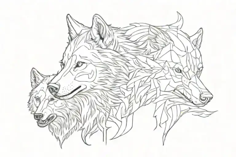 Wolf And Bear