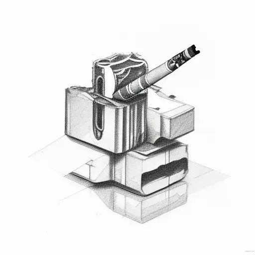 Cigarette Broken In Half