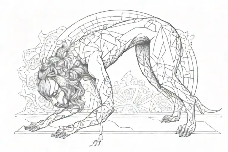 Downward Facing Dog Yoga Pose