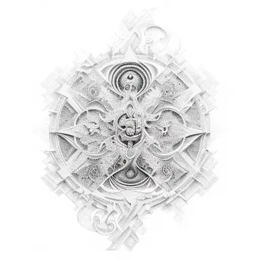An Intricate Design Incorporating The Name Liseli With Elements Of Faith And Miracles