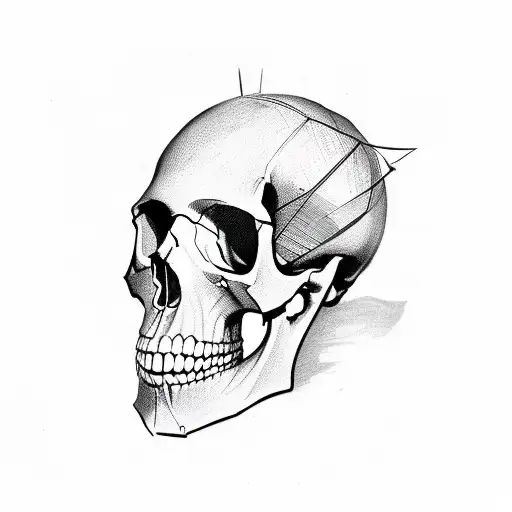 Face With Skull Headpiece