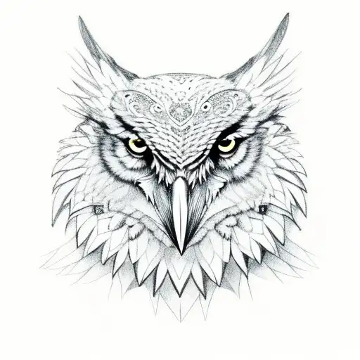 Raven Wolf Owl