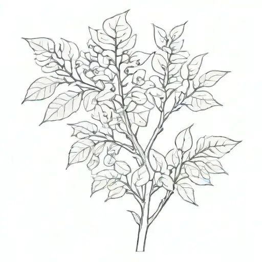 Large Eucalyptus Plant