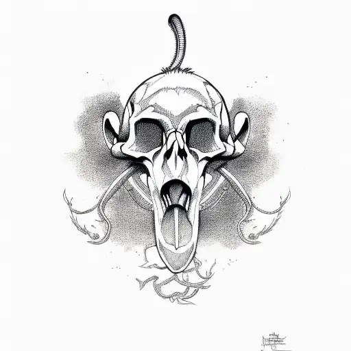 Monkey Skull