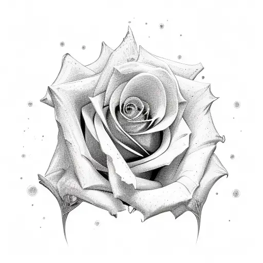 Rose Calogiraphy Stem