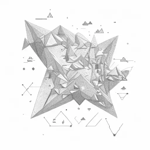 Small Stars Scattered With Big And Little Dipper Constalations Traced