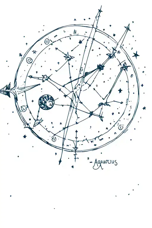 Sagittarius & Aquarius Constellation