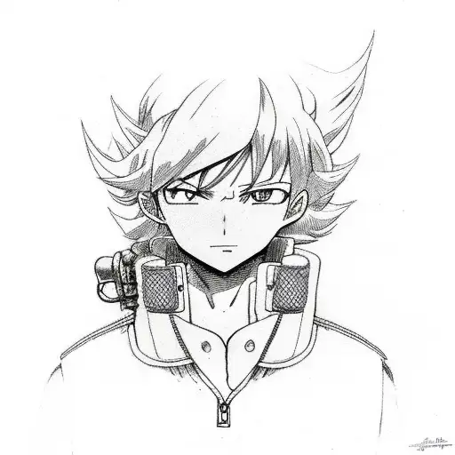 Fire Force Anime Blue Color