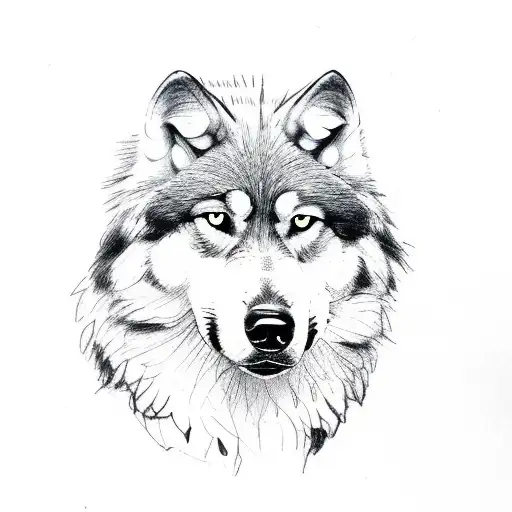 Wolf And Cocker Spaniel