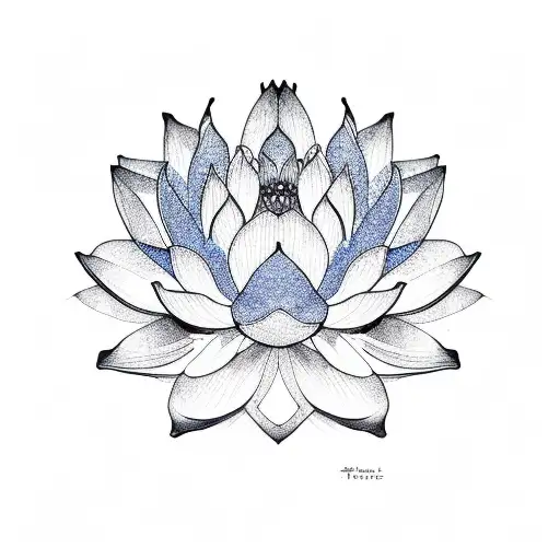 Blue Lotus Flower