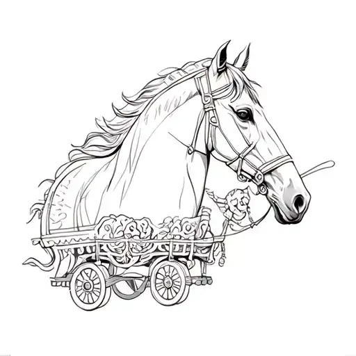 A Horse And A Chariot