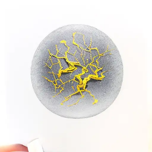 Kintsugi Is The Japanese Art Of Putting Broken Pottery Pieces Back Together With Gold